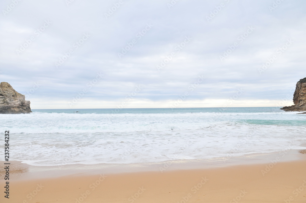 Beach at Algarve region, Portugal, Atlantic Ocean