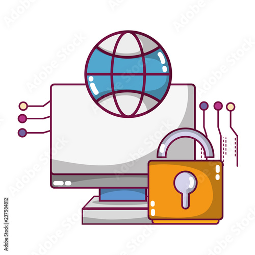 technology computing cartoon