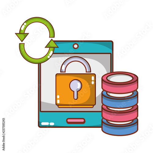 technology computing security cartoon