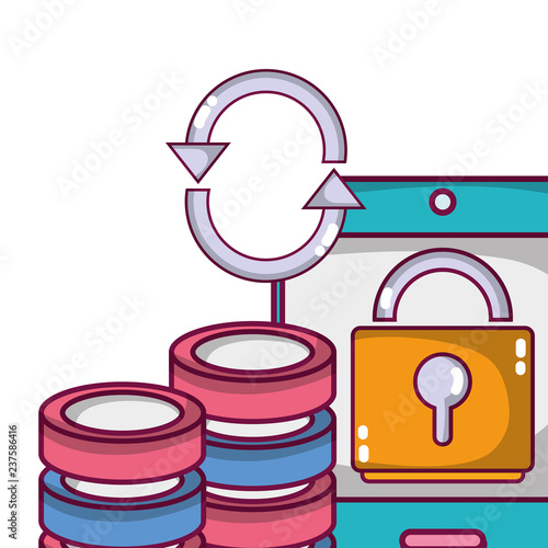 technology computing security cartoon