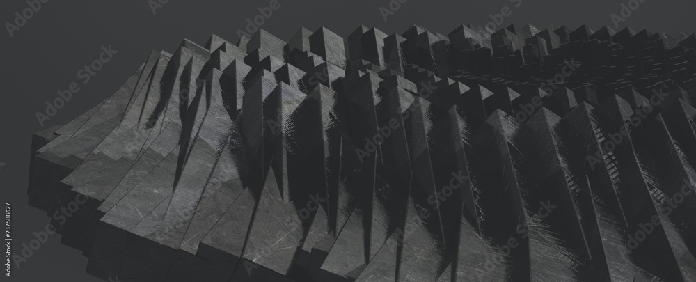 abstract cubic background Stock Illustration | Adobe Stock