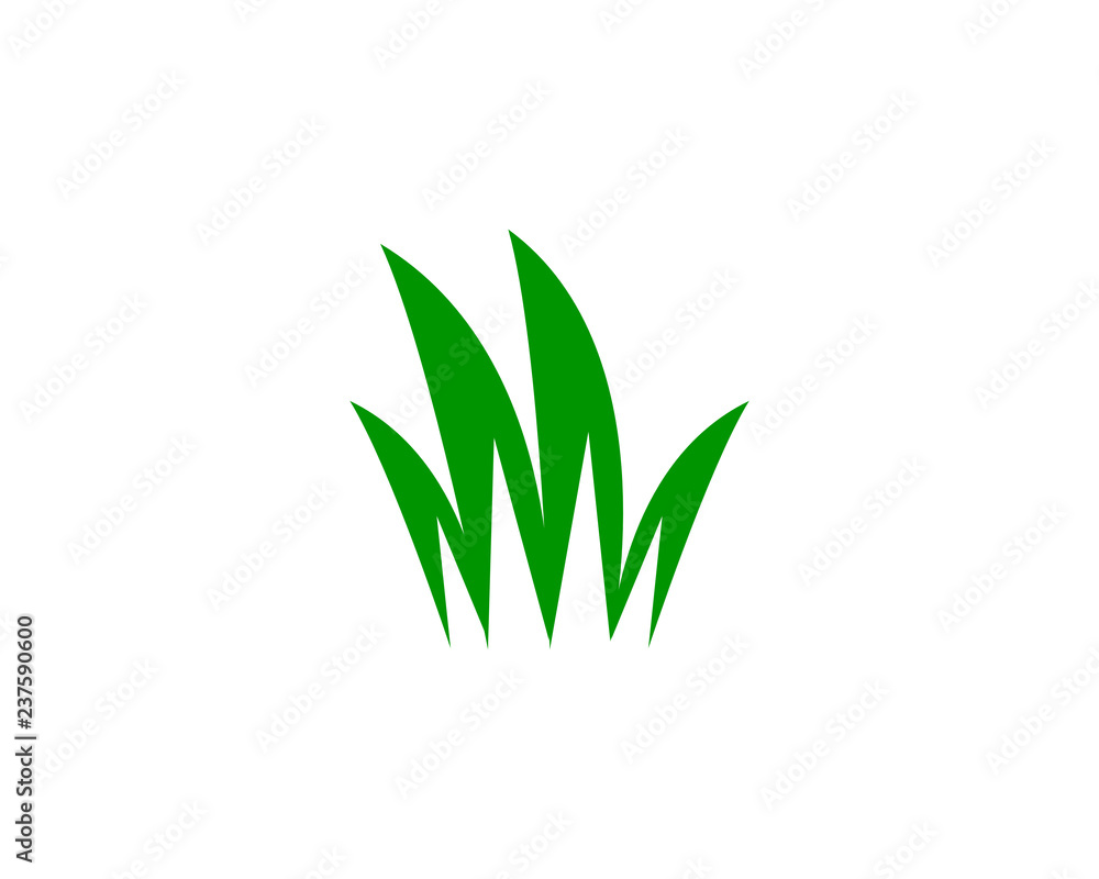 Grass Logo Design Template Grass Logo Design Template