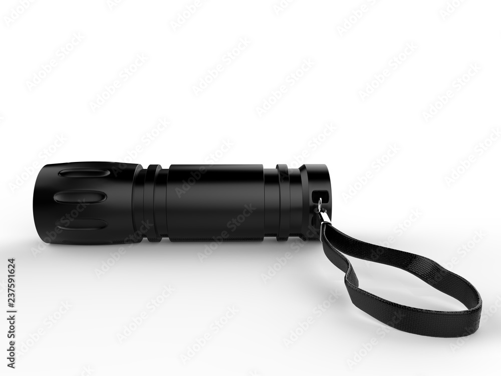 Blank promotional, led, flashlight, mini. 3d render illustration. Blank promotional, led, flashlight, mini. 3d render illustration.