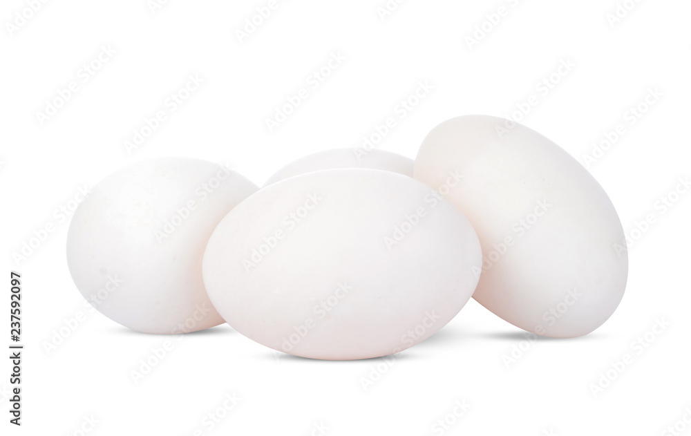 Duck egg isolated on white background. Duck egg isolated on white background.