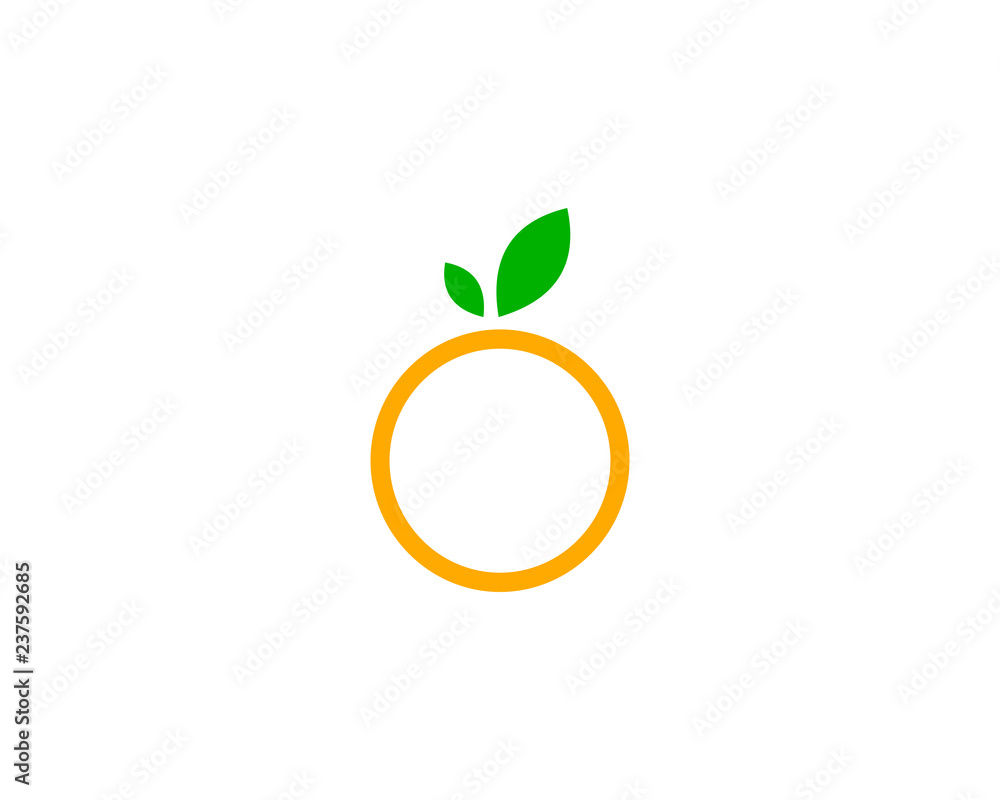 Orange Logo Design Vector Icon Illustration Design Orange Logo Design Vector Icon Illustration Design