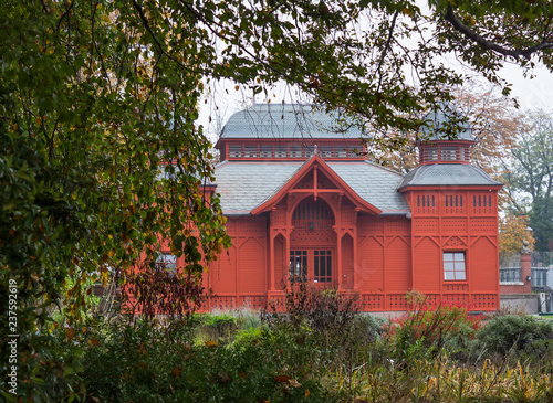 Wooden Red Pavilion