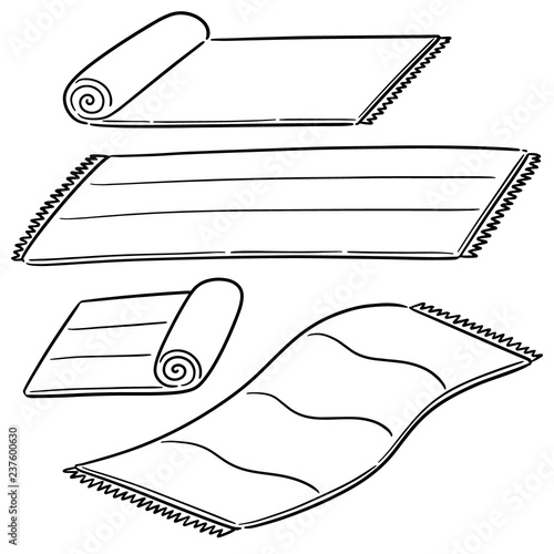 vector set of mat