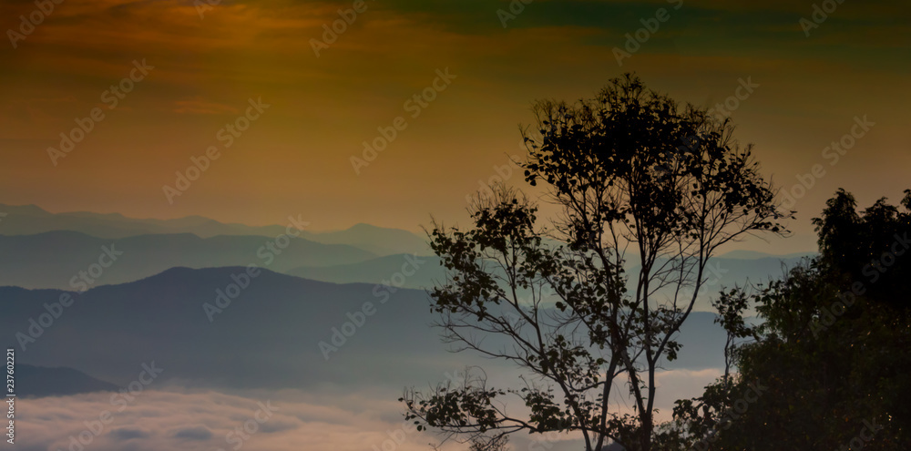 mist Si Nan National Park doi samer dao thailand