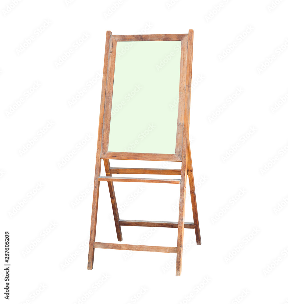empty wooden board for menu isolated on white background empty wooden board for menu isolated on white background