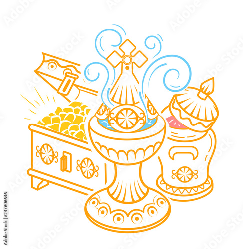 frankincense, myrrh and gold Magi offerings