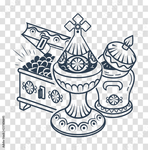  icon traditional Magi offerings