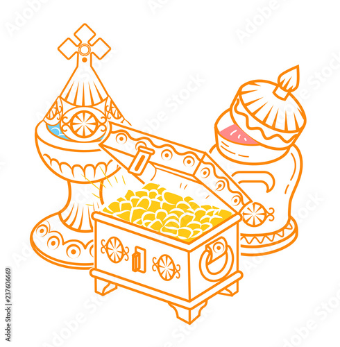 gold, frankincense, myrrh