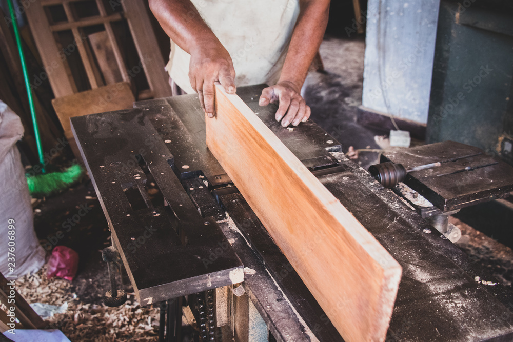 wood lumber from sawmill material in carpenter workshop wood lumber from sawmill material in carpenter workshop