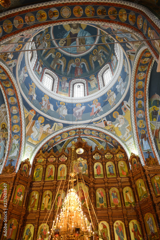 NIZHNY NOVGOROD, RUSSIA - JUNE 09, 2018: Alexander Nevsky Cathedral