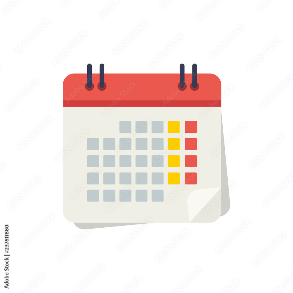 A set of calendar icons with abbreviated names of the months of the year. Vector illustration. A set of calendar icons with abbreviated names of the months of the year. Vector illustration.