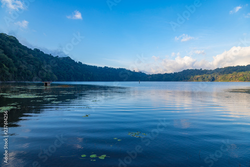 Tamblingan lake, Bali island, Indonesia. Tamblingan is one the three lakes in Bedugul area.