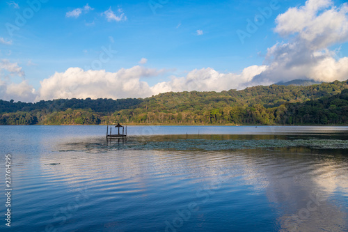 Tamblingan lake, Bali island, Indonesia. Tamblingan is one the three lakes in Bedugul area.
