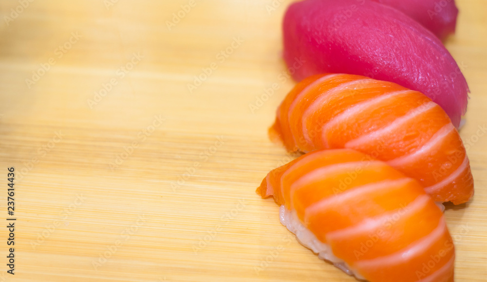 beautiful sushi, rolls, japanese cuisine, closeup