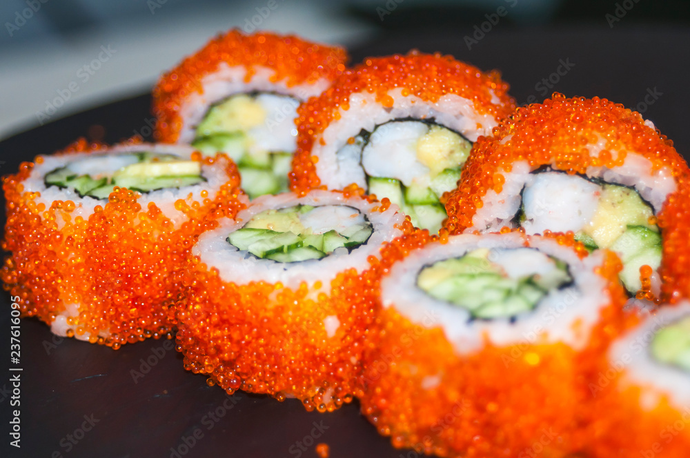  beautiful sushi, closeup