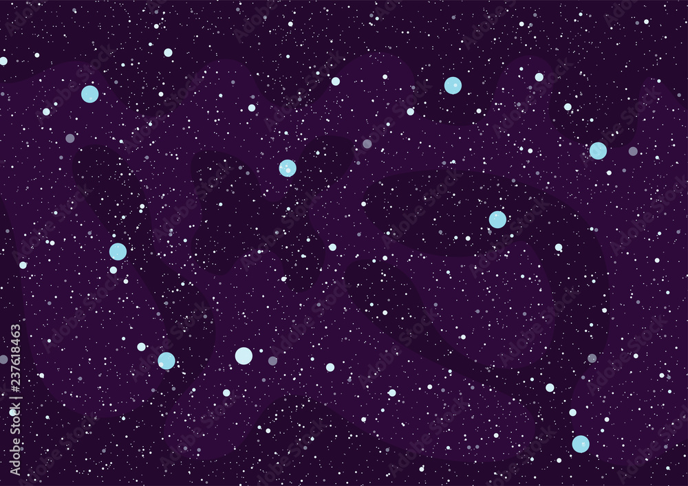 Vector background with space and stars. Vector illustration. Vector background with space and stars. Vector illustration.