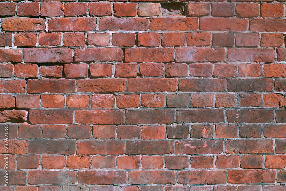 Fototapeta premium The image of a brick wall as a background. 13