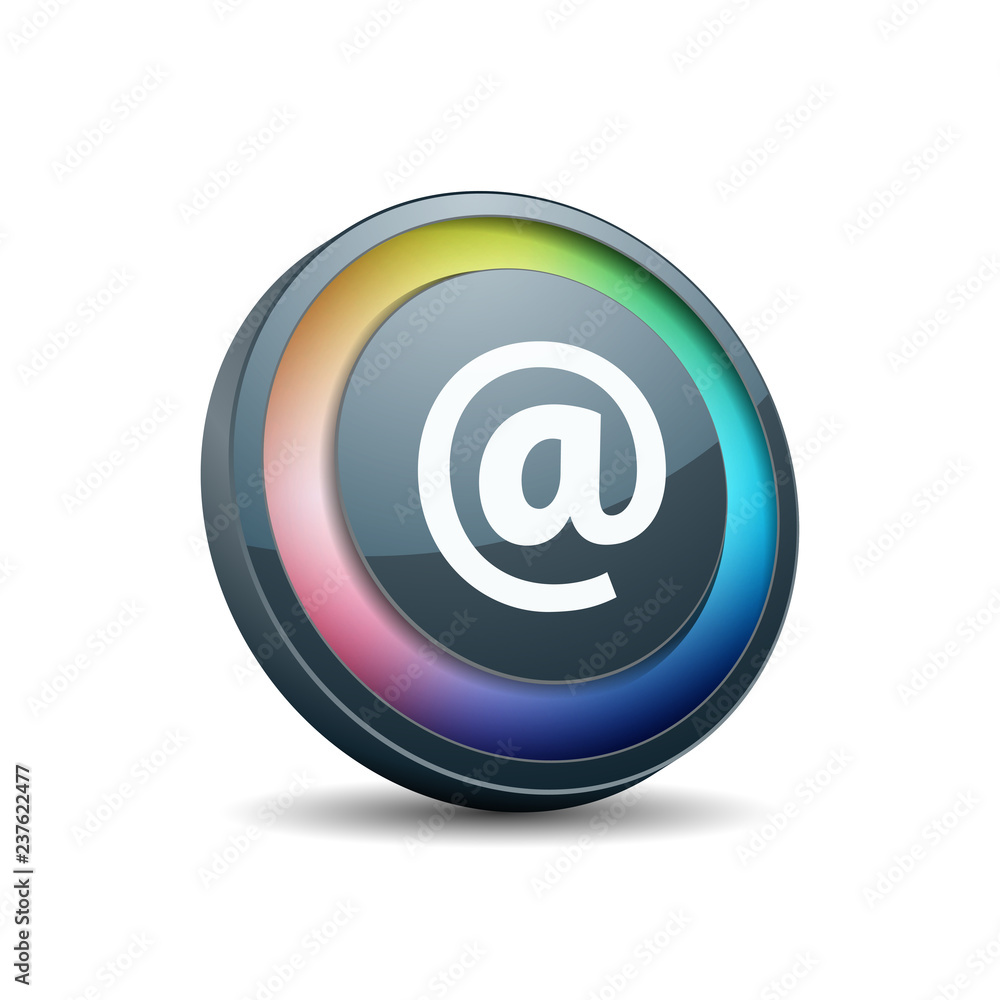 E-mail button illustration E-mail button illustration