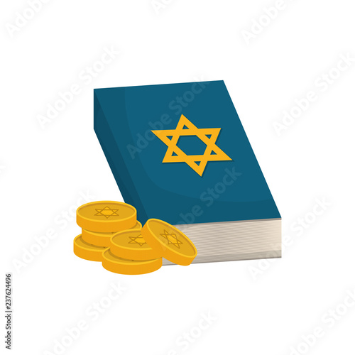 jewish holy book with star