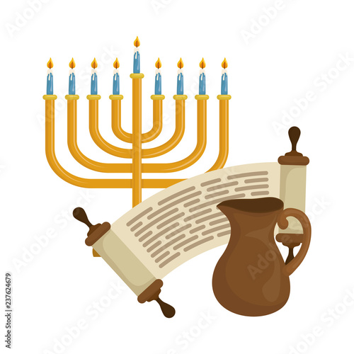 old candlestick with candles