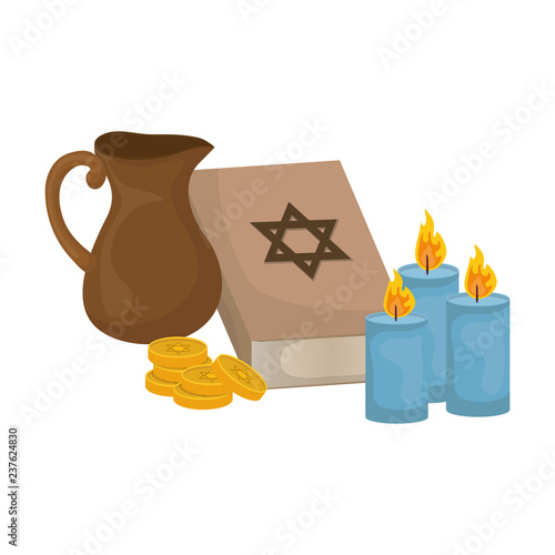 jewish holy book with star