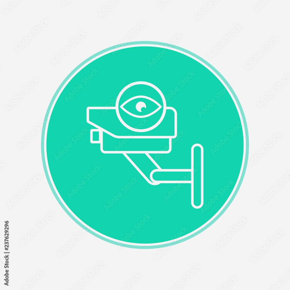 Security camera vector icon sign symbol Security camera vector icon sign symbol