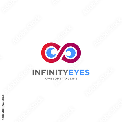 Free Download Infinity eyes logo design inspiration - GFXLoad