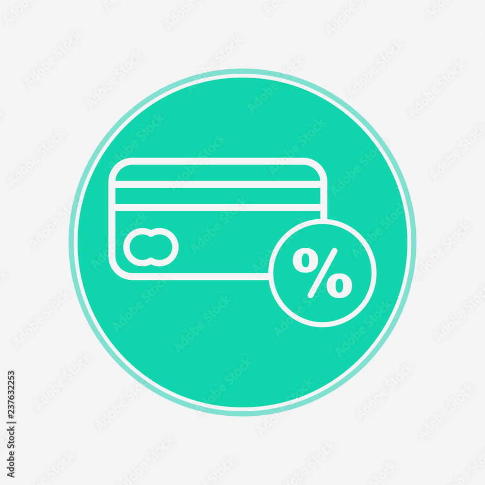 Credit card vector icon sign symbol Credit card vector icon sign symbol