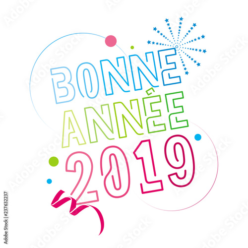 2019 carte bonne année