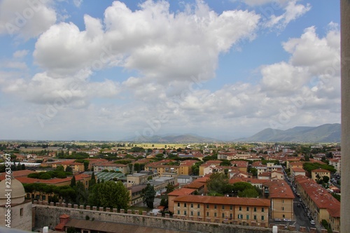 View from Tower of Pisa, Italy
