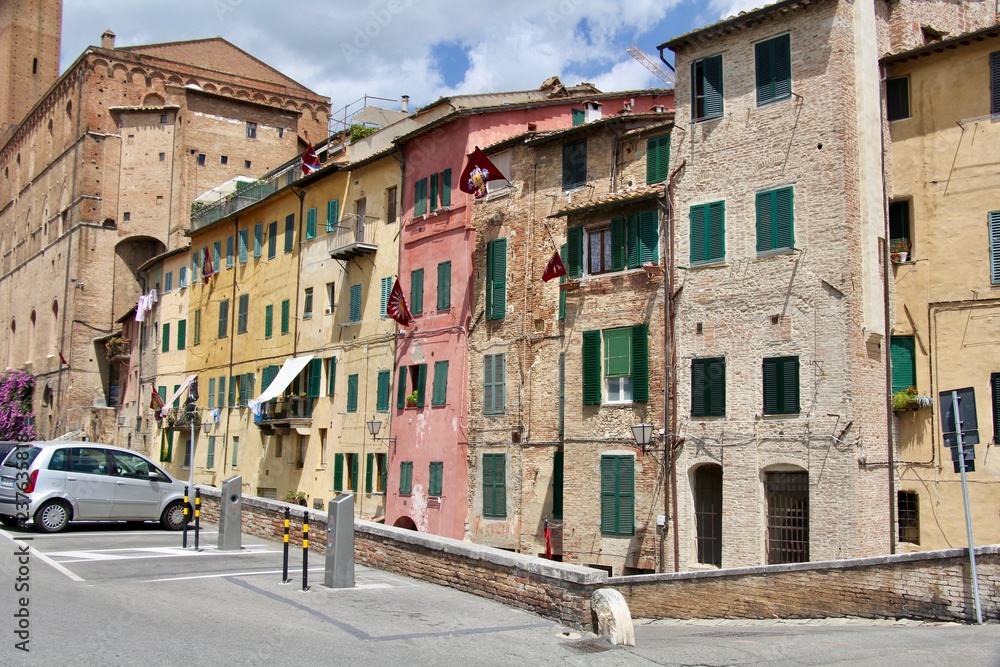 Streets of Siena, Italy