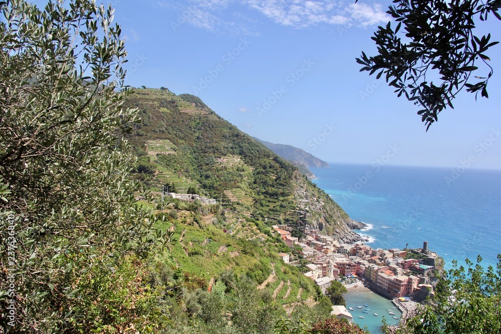 Hike from Monterosso al mare to Vernazza, Cinque Terre, Italy