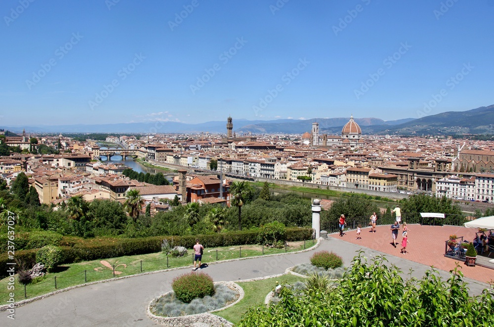 View from Piazzale Michelangelo in Florence, Italy