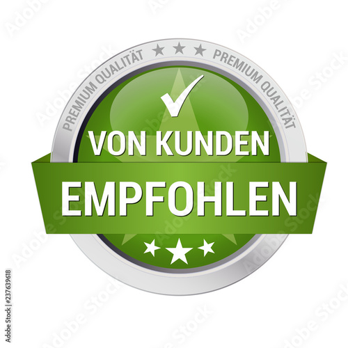 Gütesiegel für Kundenempfehlung