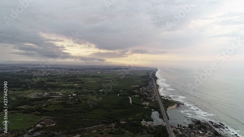 Sunrise Highway along the beach