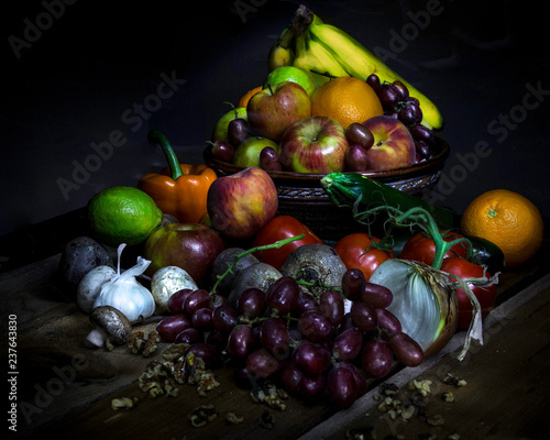 fresh fruits and vegetables