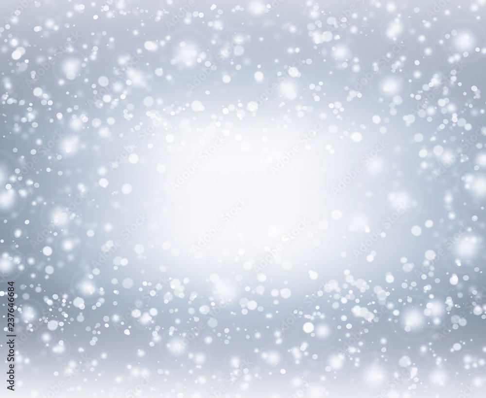 snowflakes and stars descending on background snowflakes and stars descending on background