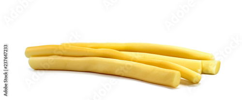 String cheese isolated on white background