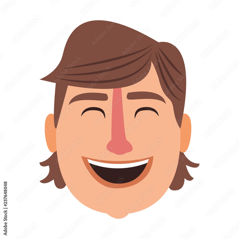 Young man smiling Young man smiling