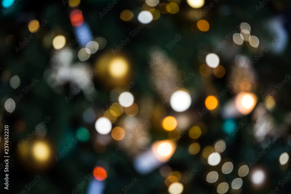 Abstract christmas background with colorful bokeh light effects Abstract christmas background with colorful bokeh light effects