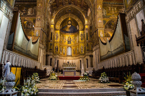 The cathedral of Moreale in Sicily photo