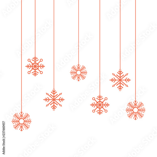 hanging snowflakes ornament christmas decoration