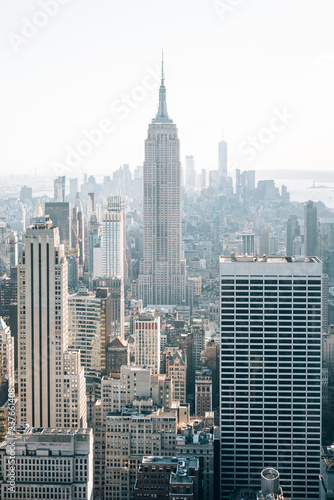 The Empire State Building and Midtown Manhattan skyline  in New York City