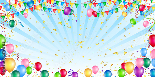 風船　初売り　日の出　背景 