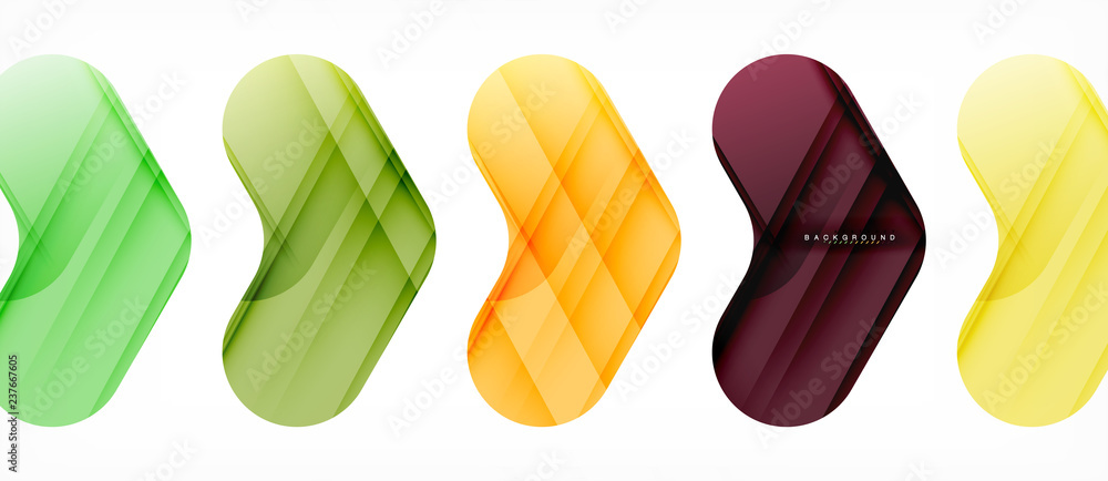 Colorful glossy arrows abstract background Colorful glossy arrows abstract background