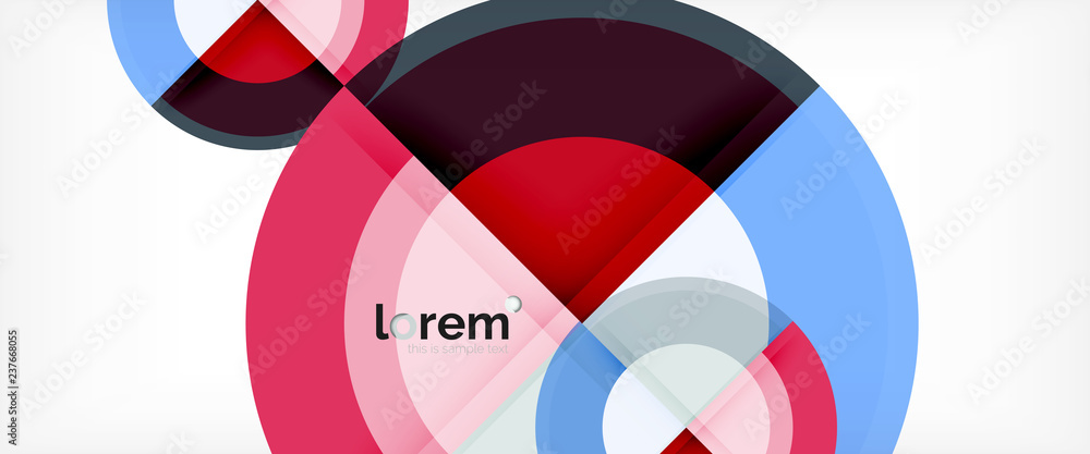 Multicolored round shapes abstract background Multicolored round shapes abstract background